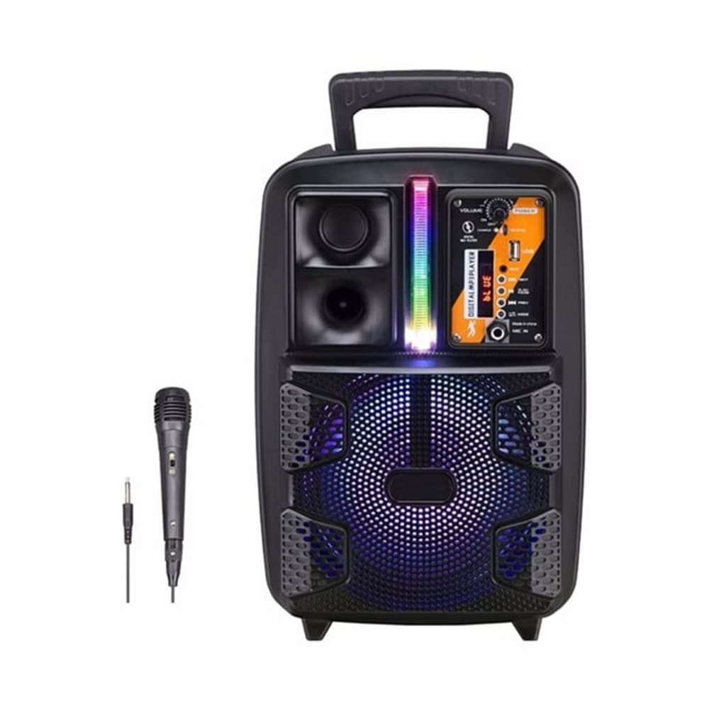 BLUETOOTH RADYOLU MİKROFONLU SES BOMBASI SPEAKER