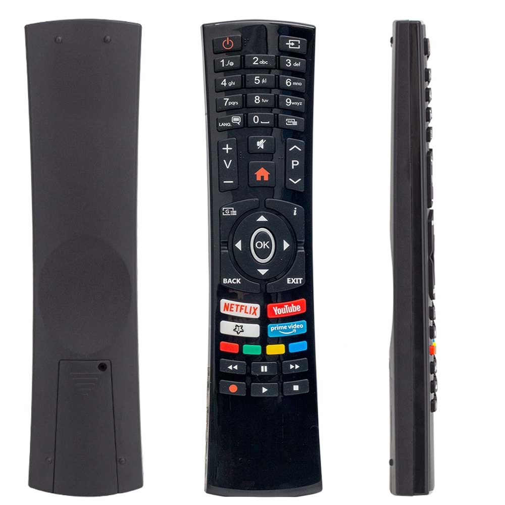 VESTEL HI-LEVEL NETFLIX-YOUTUBE-PRIME VIDEO TUŞLU YAZISIZ LCD LED TV KUMANDA IRL1132