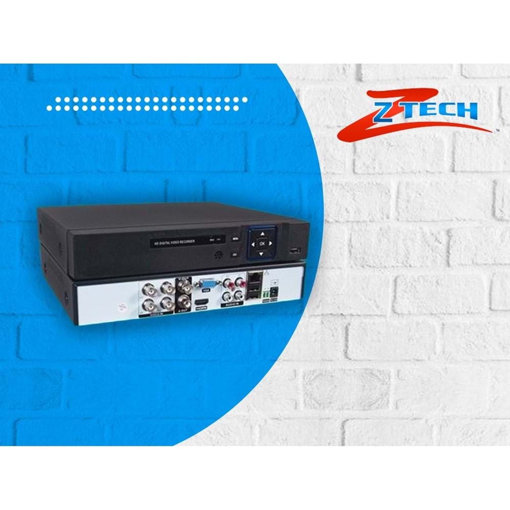 ZTECH ZR-7004T-LME 1SES VOUT H265+ HYBRID 5MP AHD DVR