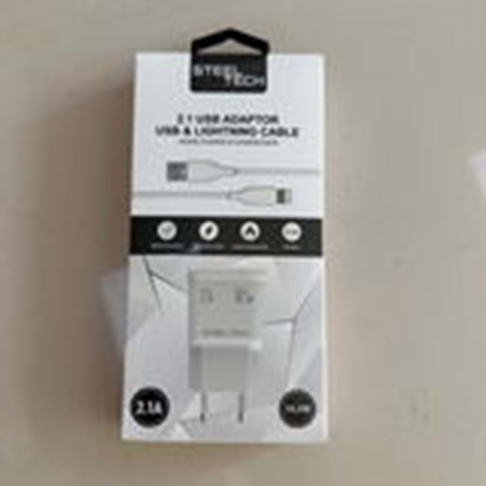 STEELTECH IPHONE ŞARJ ALETİ 2.1 A HRN-05