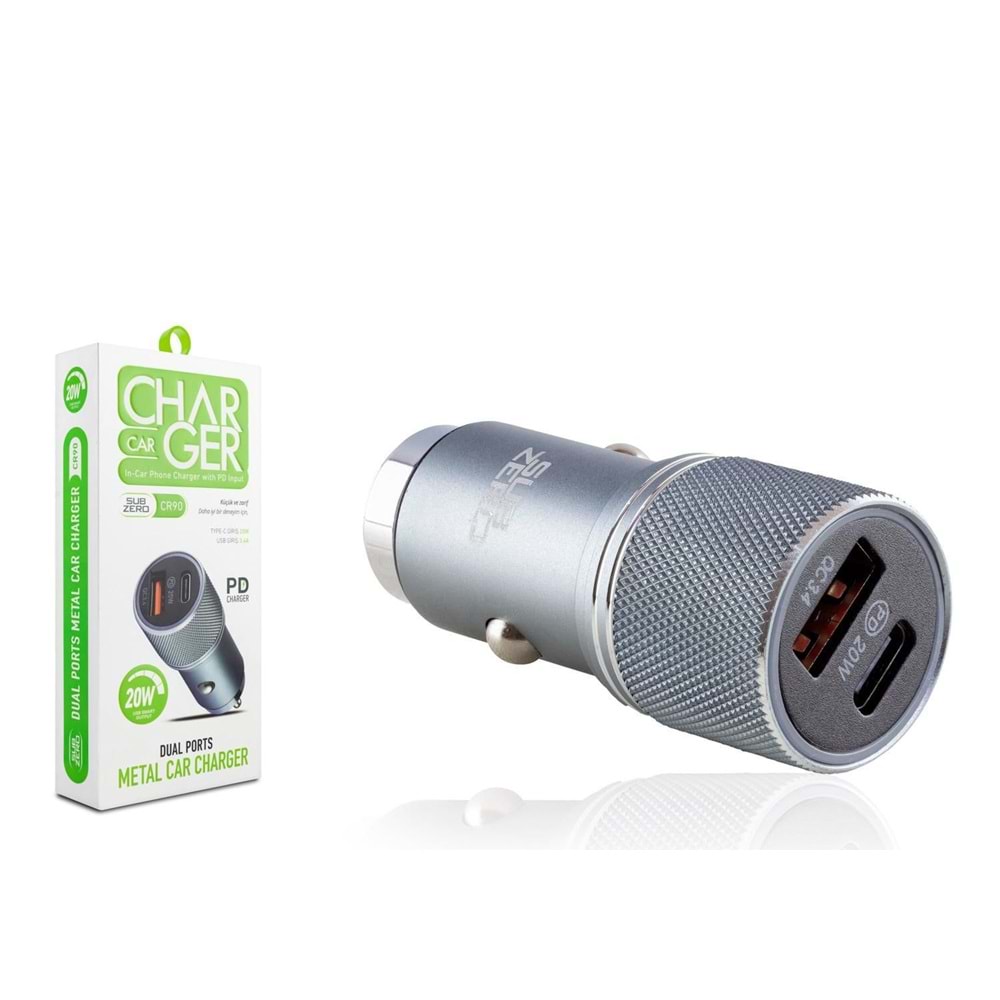 SBZ-CR90 20W PD+USB OTO ADAPTÖR
