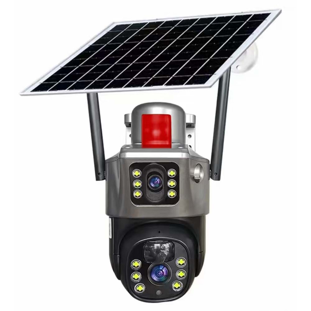 Q7 GÜNEŞ ENERJİLİ ÇİFT KAMERA