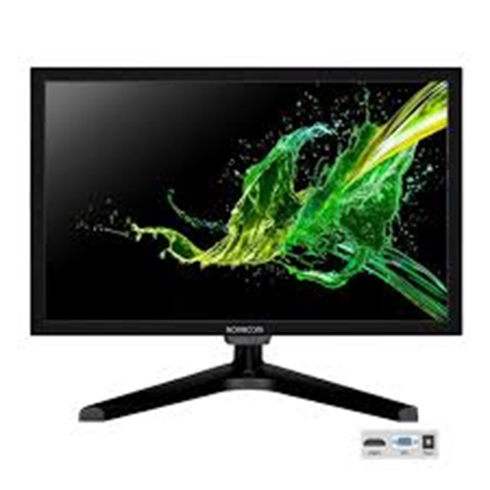 19'' Lcd Monitör Sesli 2K Full HD Hdmi Vga Usb Rca Novacom LED-19A