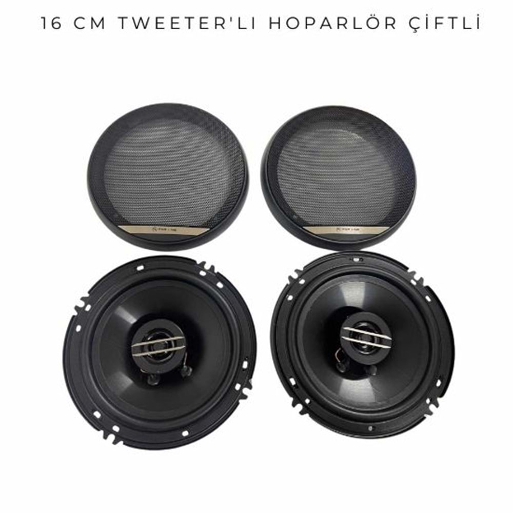 16CM TWEETERLI ÇİFTLİ HOPARLÖR HPK0016