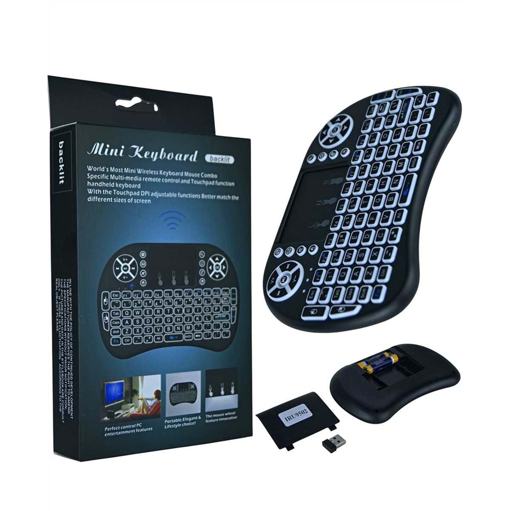 IRU9502 KLAVYELİ AKILLI KUMANDA