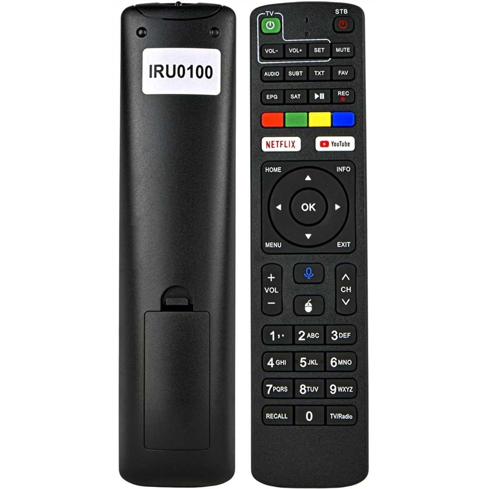 IRU0100 DREAMSTAR ANDROID TV BOX UYDU KUMANDA