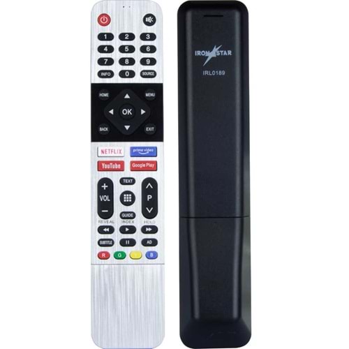 ARÇELİK-BEKO-GRUNDIG NETFLIX-YOUTUBE-PRIME VIDEO-GOOGLE PLAY TUŞLU SES KOMUTSUZ LCD LED TV KUMANDA