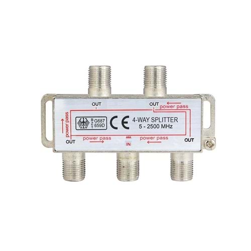 IRONSTAR 1/4 SPLITTER 5-2500MHZ