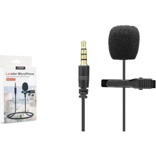 HADRON MİKROFON PC YAKA AUX 3.5MM 2 BOĞUMLU HD571 1M