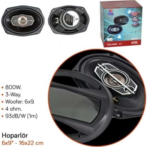 Oval Hoparlör TRG-6995