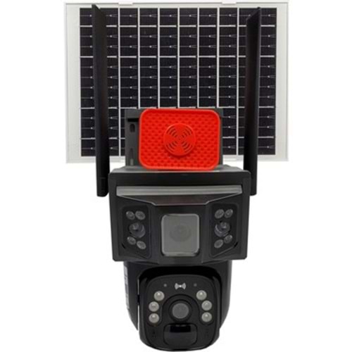 O-KAM-3916 4G 6MP Dual Lens Solar PTZ Camera