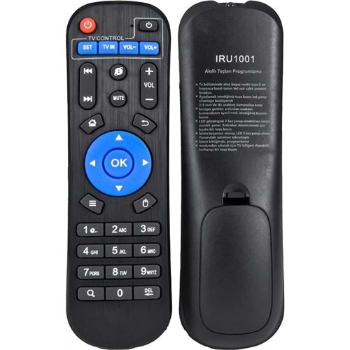 IRU1001 IRONSTAR DREAMSTAR ANDROID TV BOX UYDU KUMANDA