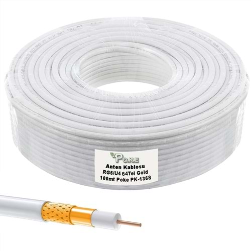 64 TEL MAKARASIZ GOLD ANTEN KABLOSU