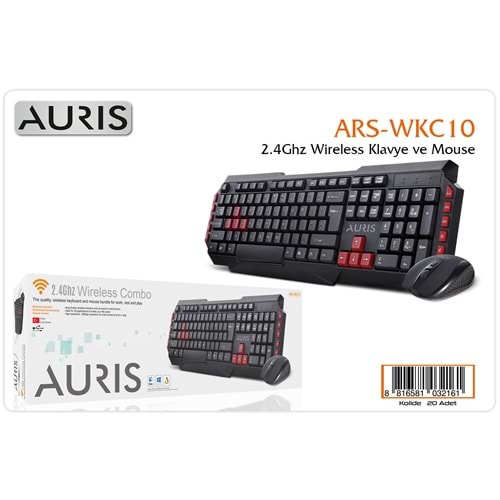 WKC10 WIRELESS KLAVYE - MOUSE SET
