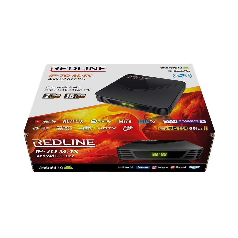 IP-70 MAX 16 GB 4K ANDROİD TV BOX